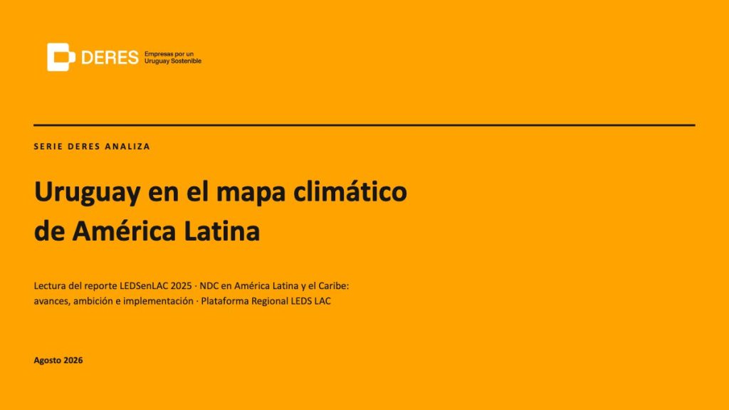 Uruguay en el mapa climático de América Latina
