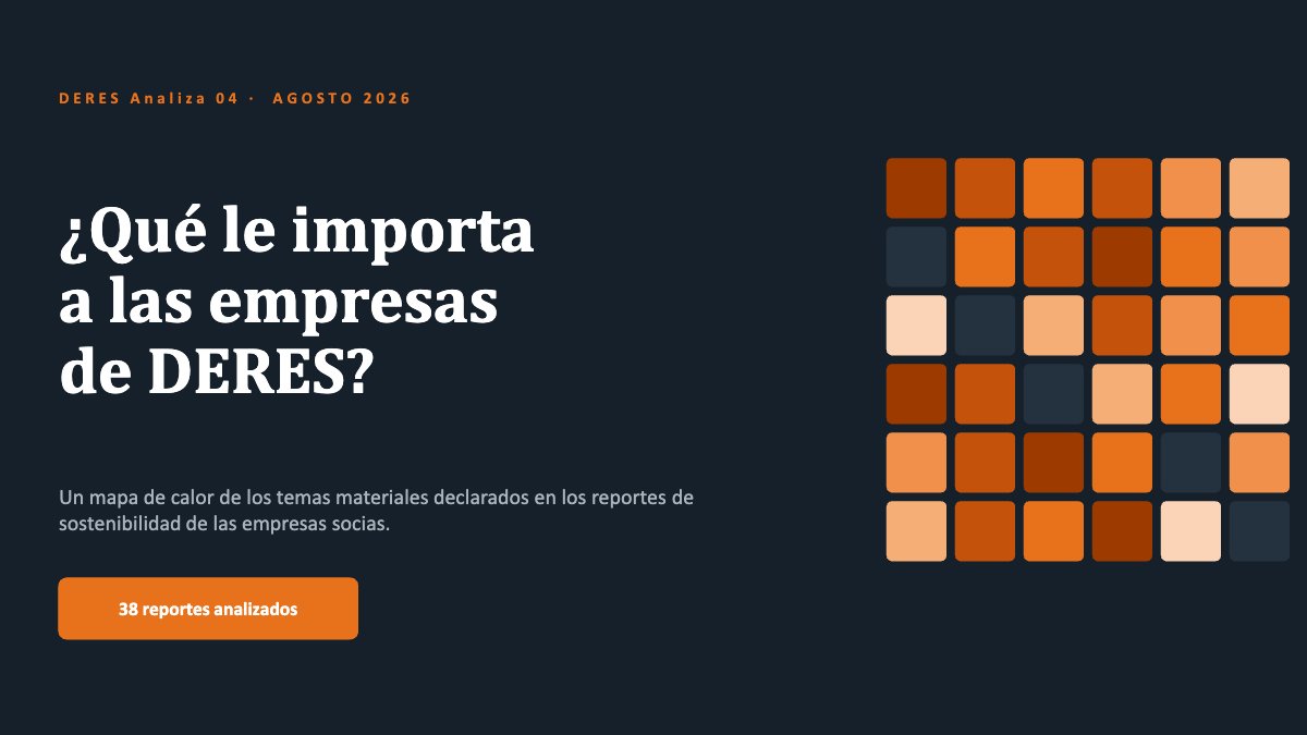 ¿Qué le importa a las empresas de DERES?
