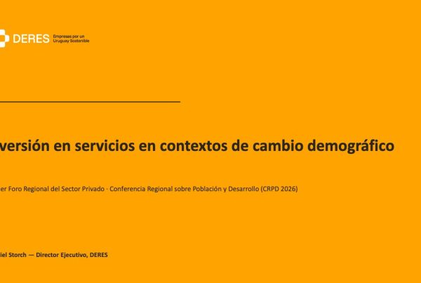 Inversión en servicios en contextos de cambio demográfico