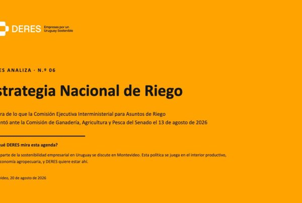 Estrategia nacional de riego